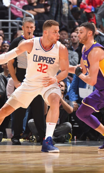 Griffin hurt; Clippers hang on to beat Lakers 120-115 (Nov 27, 2017)